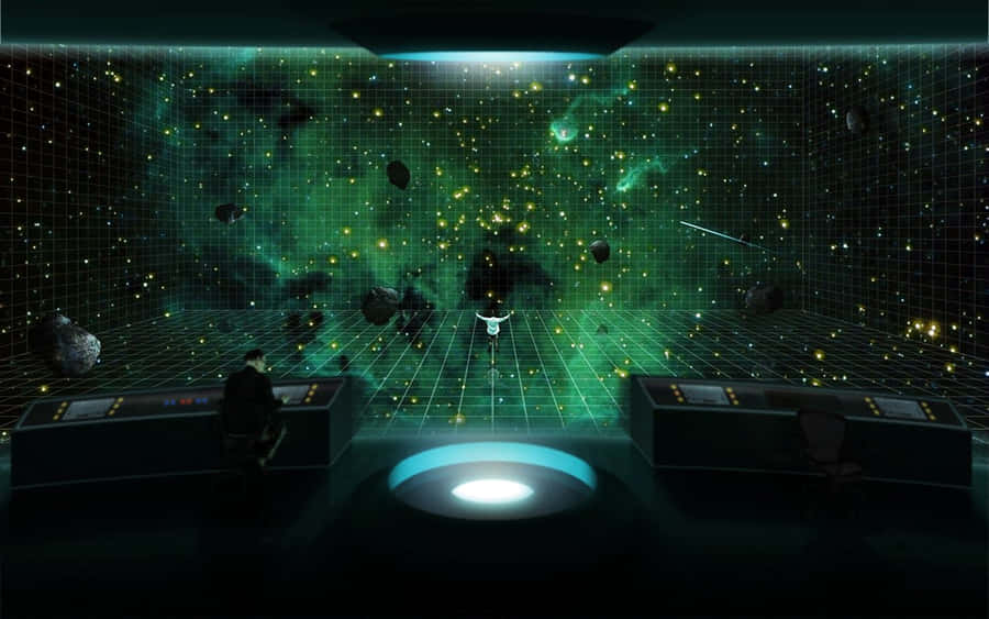 Room With Augmented Reality Wallpaper