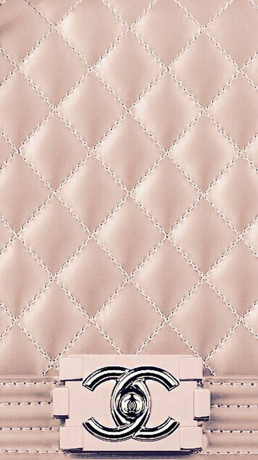 Rose Gold Aesthetic Chanel Bag Wallpaper