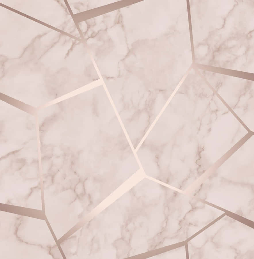 Rose Gold Black Marble Countertop Wallpaper