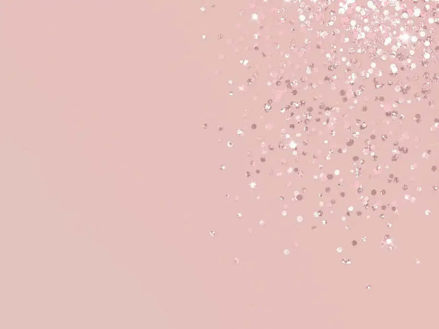 Rose Gold Glitter Background Wallpaper