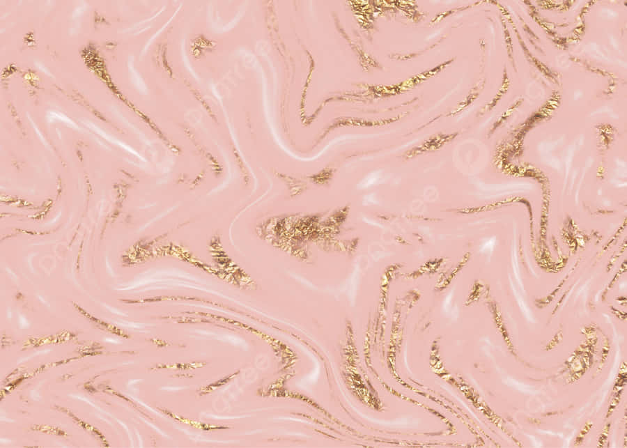 Rose Gold Glitter Marble Texture Wallpaper