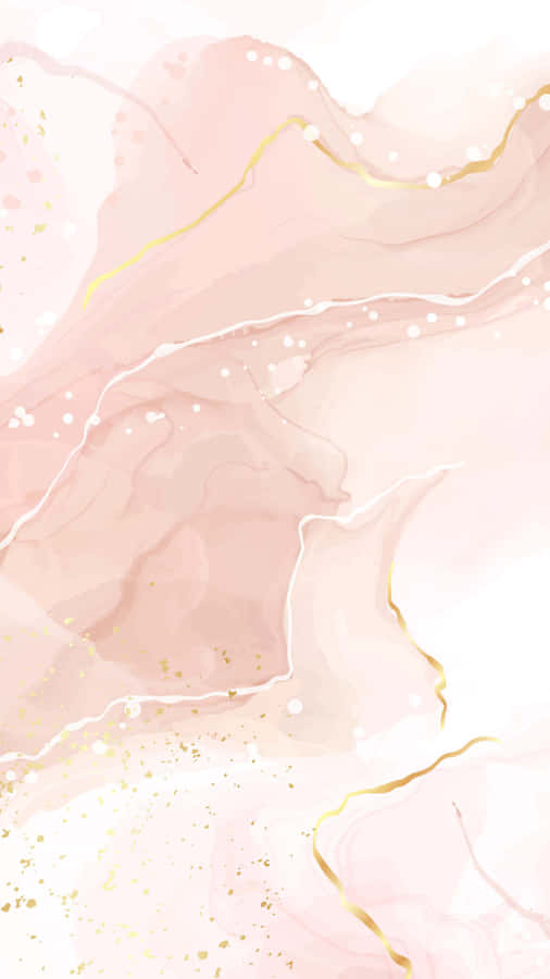 Rose Gold Marble Texture Wallpaper