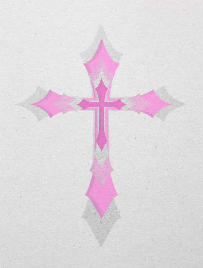 Roses Create A Beautiful Cross Wallpaper