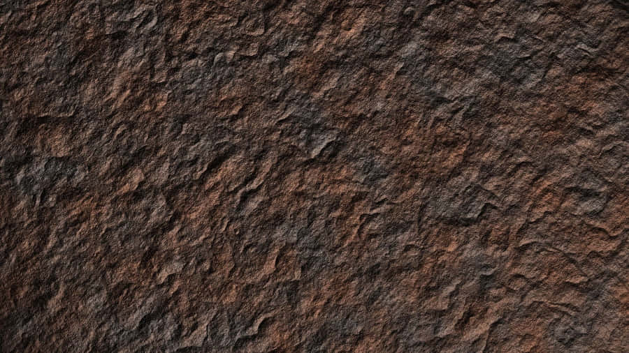 Rough Texture Bronze Stone Wall Wallpaper