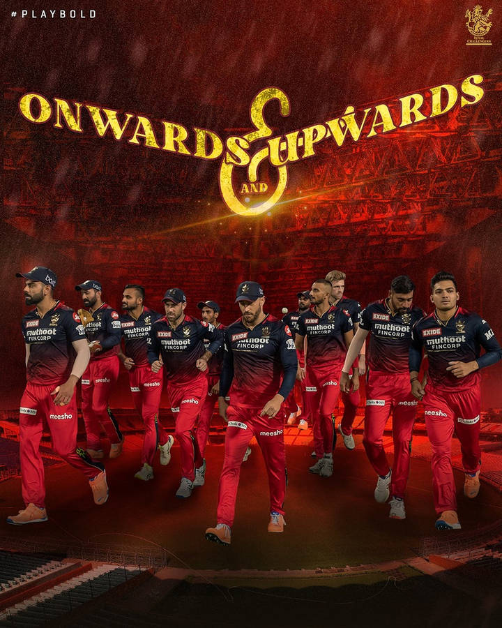 Royal Challengers Bangalore Onwards And Upwards Wallpaper