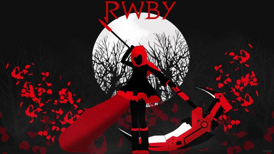 Ruby Rose Takes Flight In The Latest Trailer Of Rwby Wallpaper