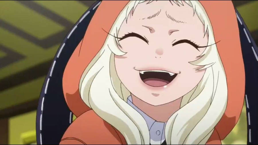 Runa Yomozuki Laughing Wallpaper