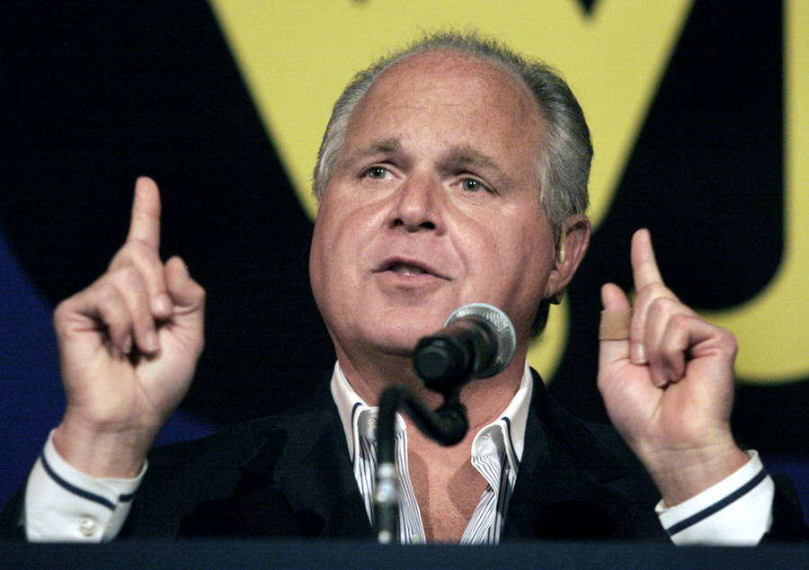 Rush Limbaugh Speech In Michigan Wallpaper