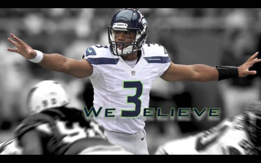 Russell Wilson We 3elieve Wallpaper