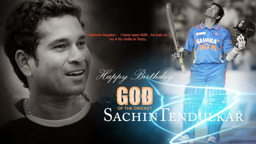 Sachin Tendulkar, The Little Master Of Cricket Wallpaper