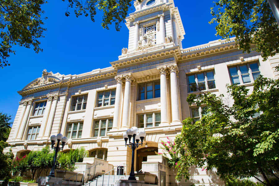 Sacramento City Hall Main Entrance Wallpaper