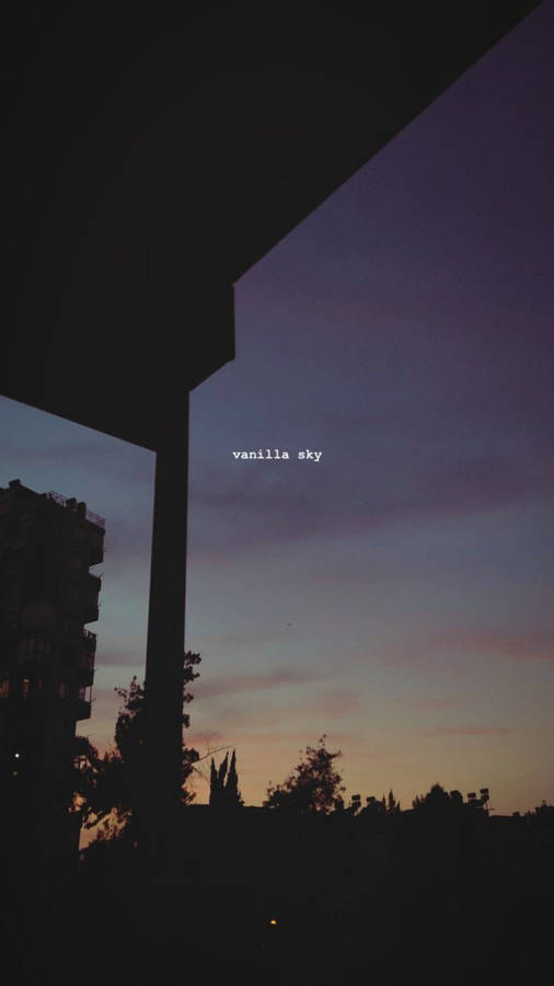 Sad Aesthetic Quote Vanilla Sky Wallpaper