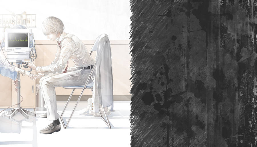 Sad Boi Inside Hospital Wallpaper