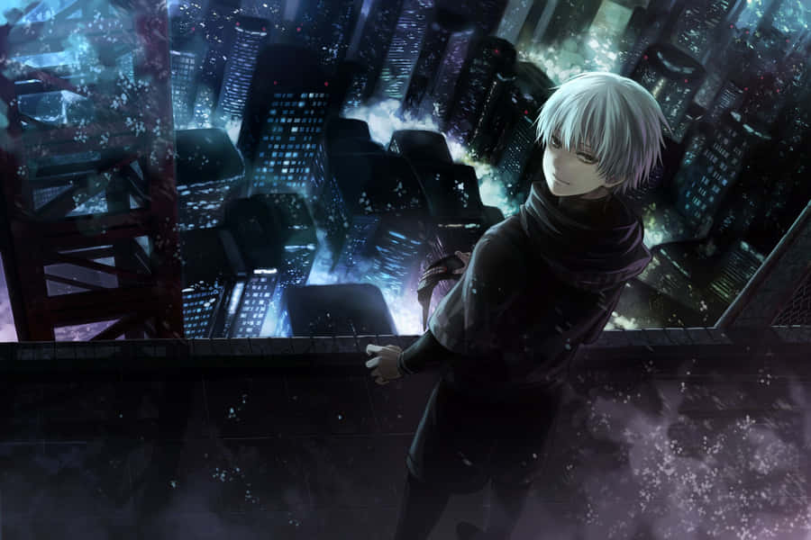 Sad Ken Kaneki Anime Hd Wallpaper
