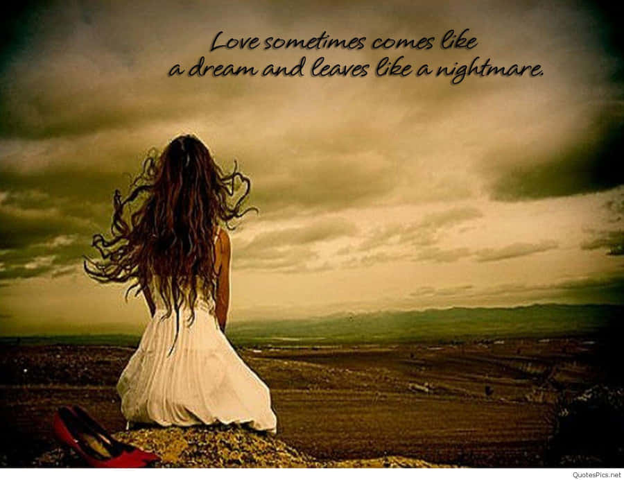 Sad Romance Quote Wallpaper