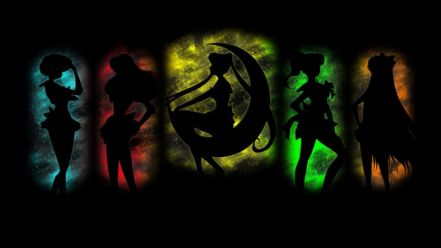 Sailor Mars Blazing In The Heat Of Battle Wallpaper