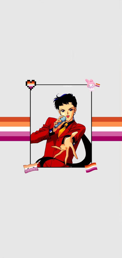 Sailor Star Fighter Lesbian Aesthetic Wallpaper