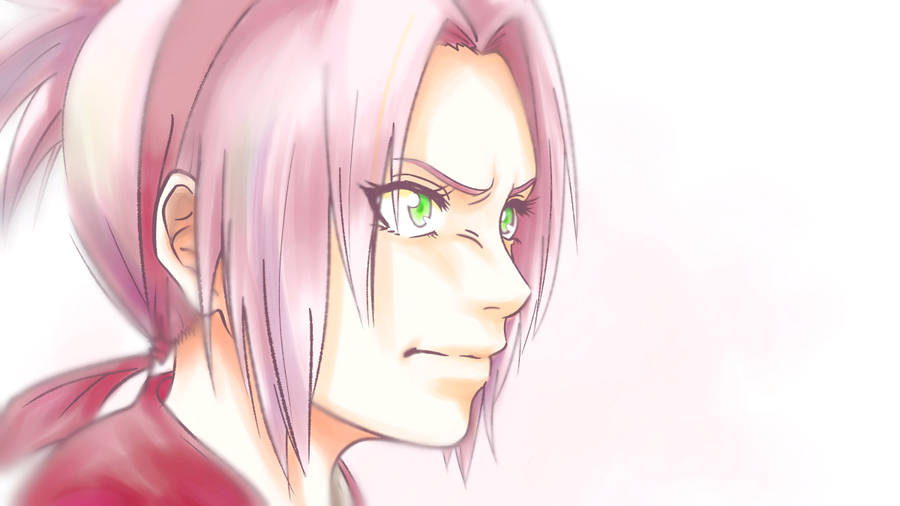 Sakura Haruno Angry Face Wallpaper