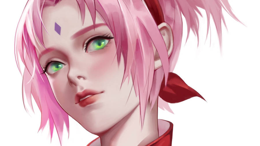 Sakura Haruno Digital Artwork Wallpaper