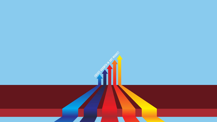 Sales Colorful Sales Graph Wallpaper