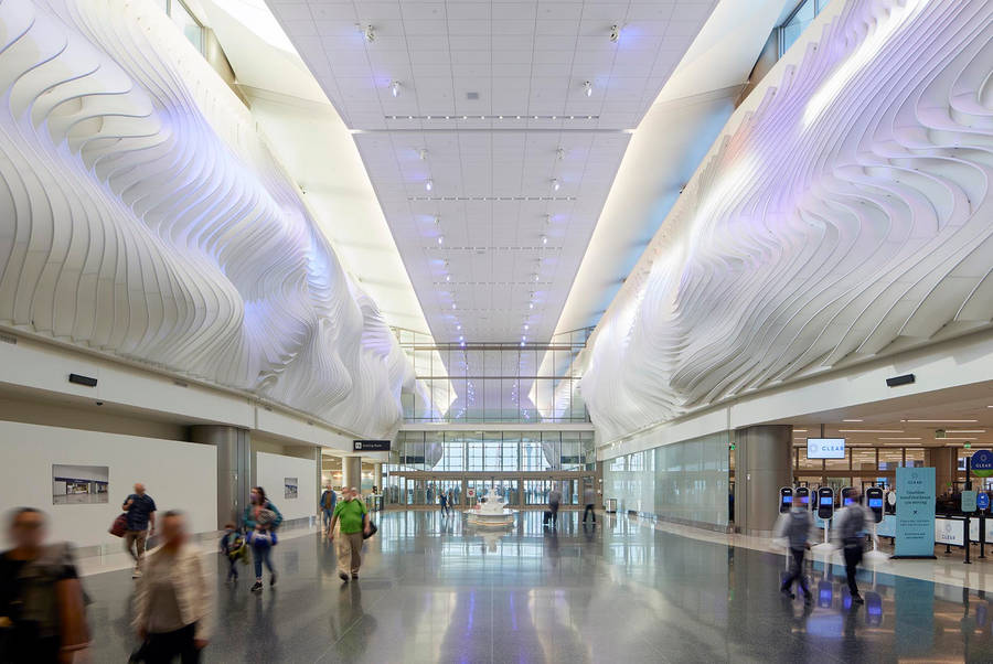 Salt Lake City International Airport Interior Wallpaper