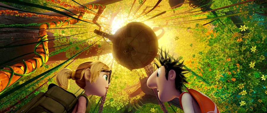 Sam And Flint From Cloudy With A Chance Of Meatballs 2 Wallpaper