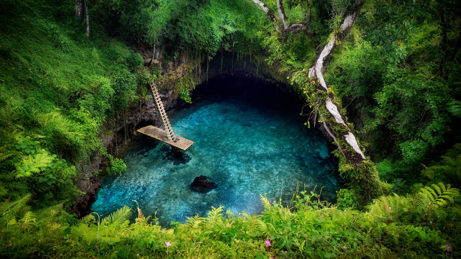Samoa To Sua Ocean Trench Wallpaper