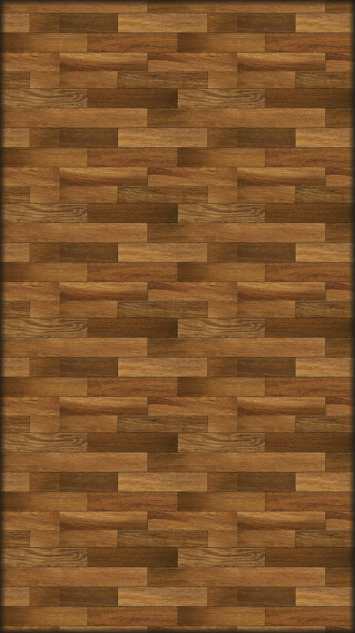 Samsung A51 Wooden Floor Panels Wallpaper