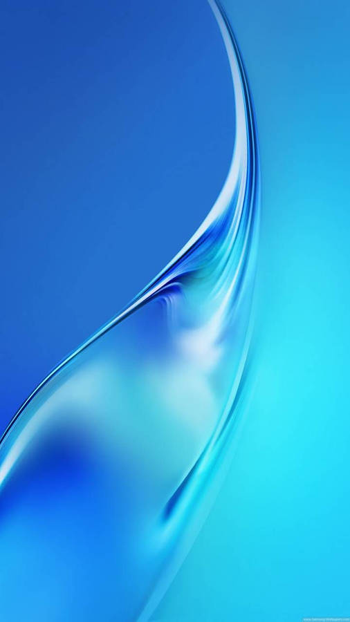 Samsung Galaxy J7 Blue Liquid-like Pattern Wallpaper