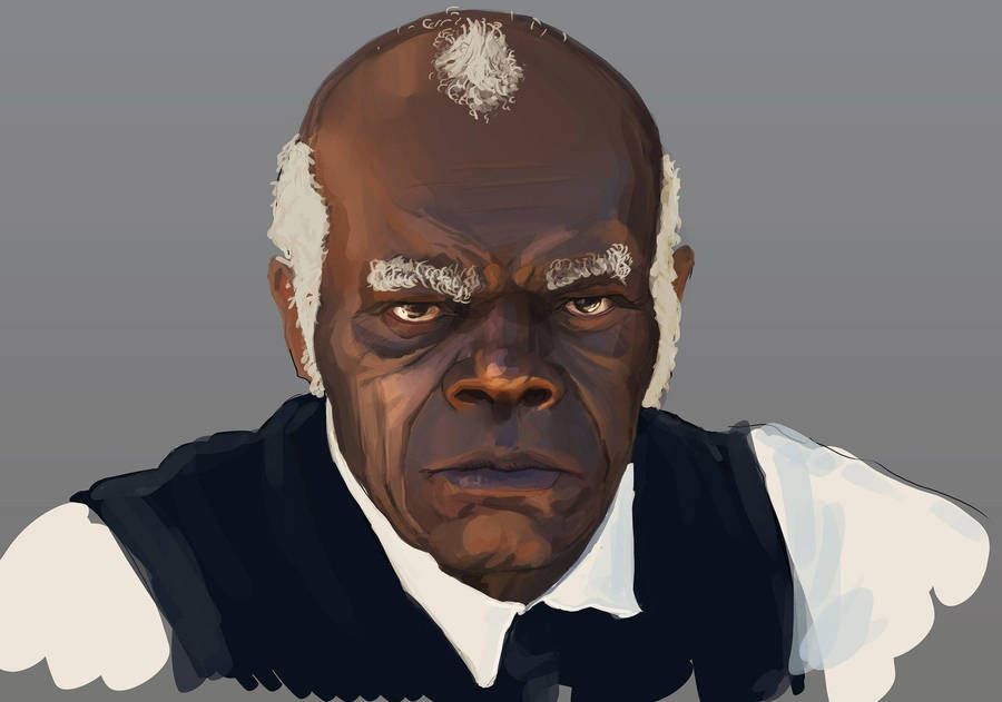 Samuel L Jackson Painting Wallpaper