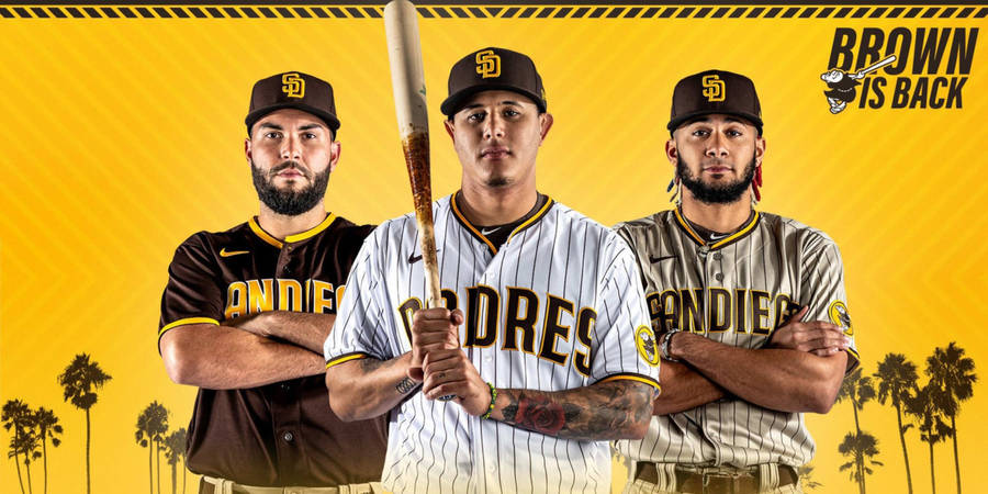 San Diego Padres Brown Is Back Wallpaper