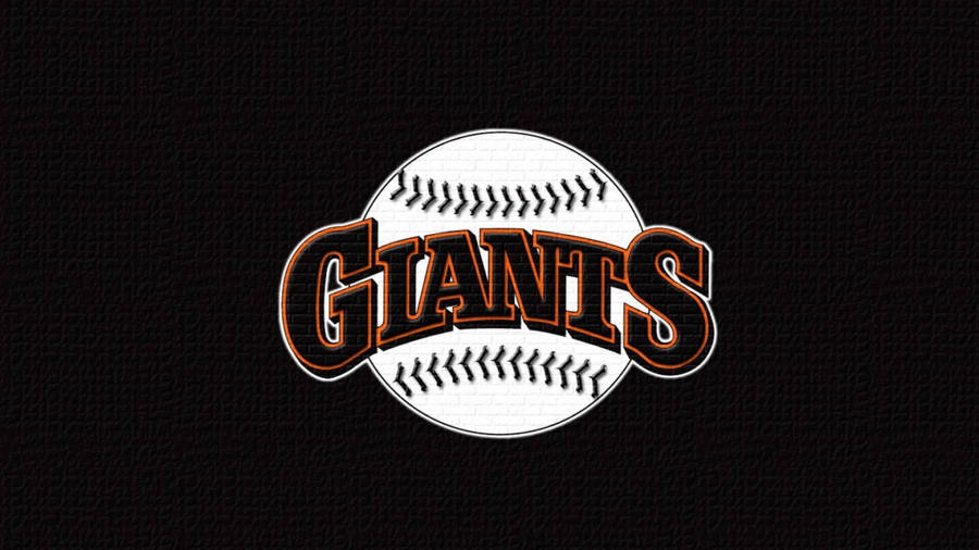 San Francisco Giants In Black Backdrop Wallpaper