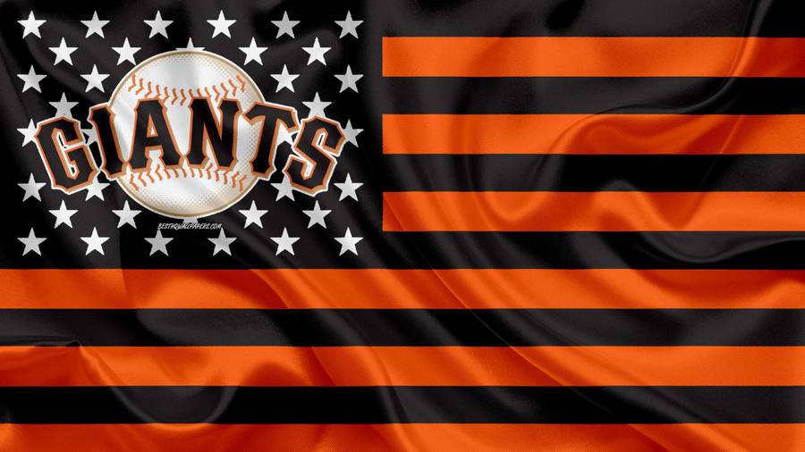 San Francisco Giants Us Flag Wallpaper