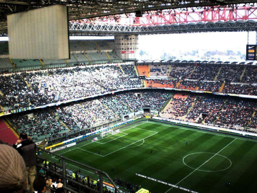 San Siro Stadium Crowd View Wallpaper