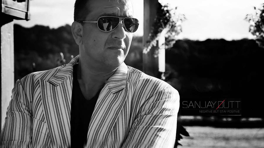 Sanjay Dutt Monochrome Photography Wallpaper