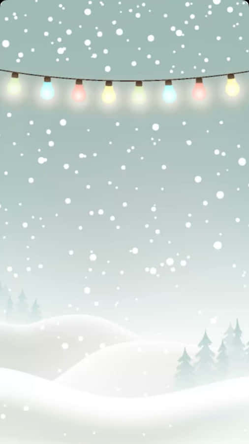 Santa Calls: Cute Christmas Phone Wallpaper