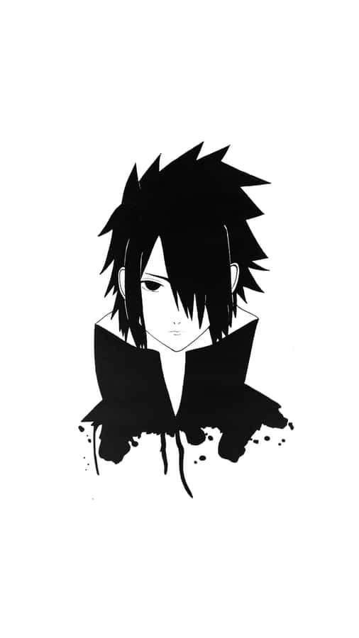 Sasuke Uchiha Silhouette Art Wallpaper