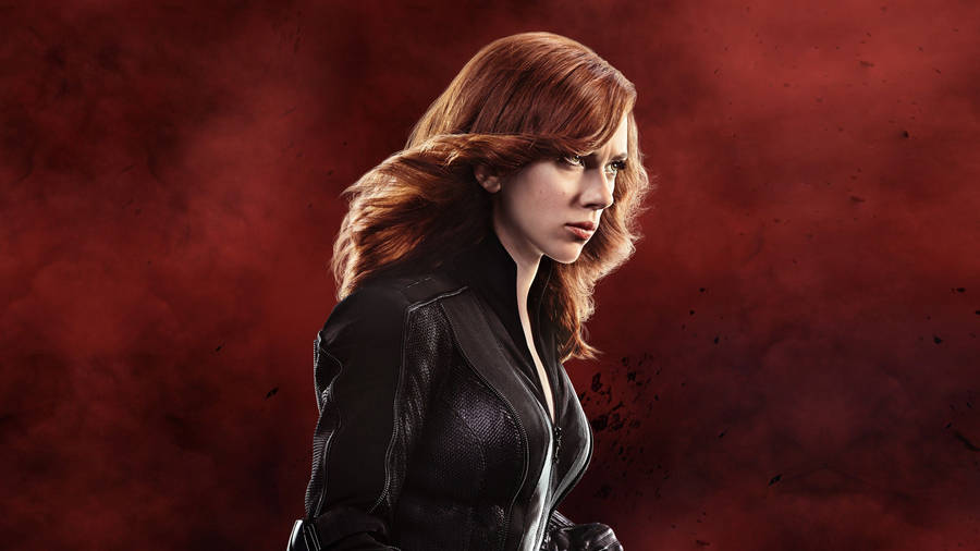Scarlett Johansson As Black Widow In Full Gear Wallpaper