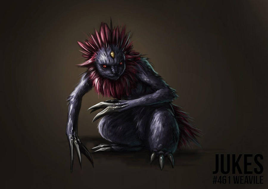 Scary Realistic Weavile Wallpaper