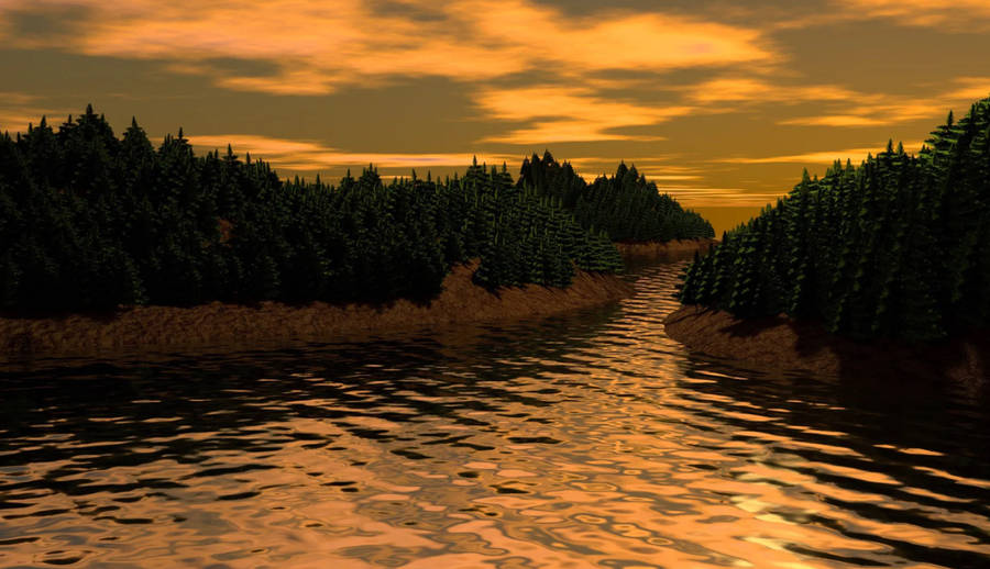 Scenic 3d Nature Wallpaper