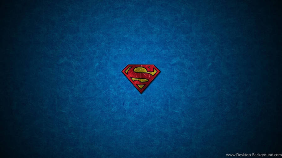 Scratched Superman Symbol Iphone Blue Wallpaper
