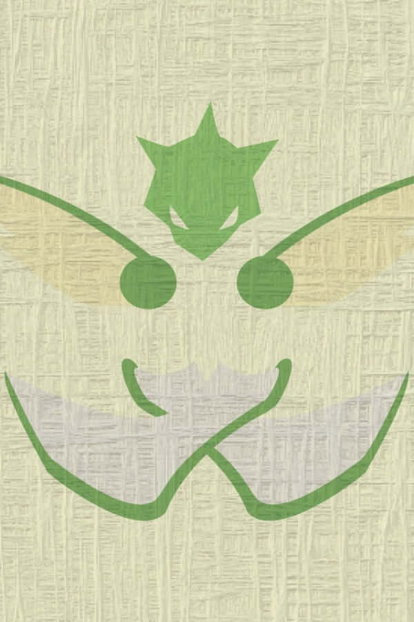 Scyther Outline Drawing On Canvas Wallpaper