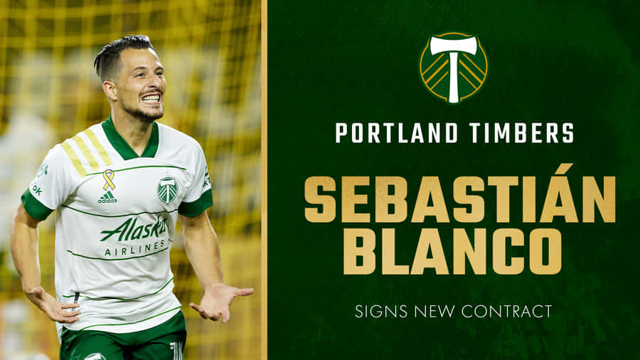 Sebastian Blanco Of Portland Timbers Team Wallpaper