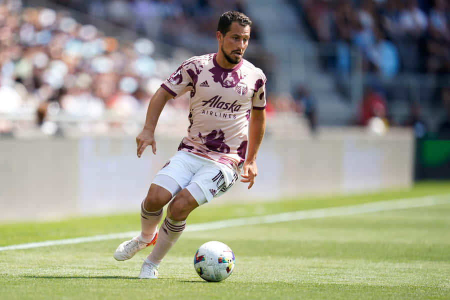 Sebastian Blanco Running With The Football Wallpaper