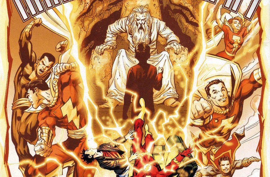 Sepia Shazam Adventures Wallpaper