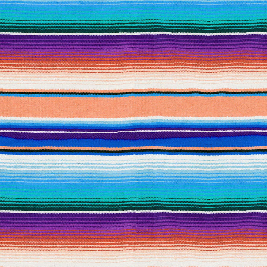 Serape With Beige Stripes Wallpaper