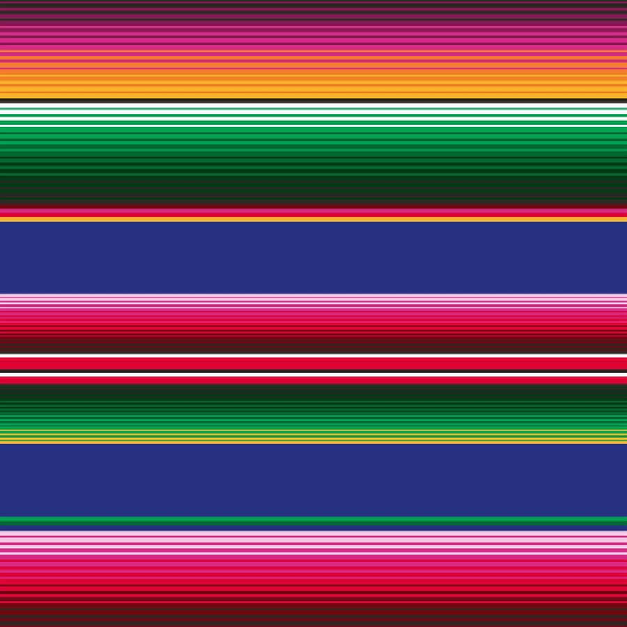 Serape With Green Stripes Wallpaper