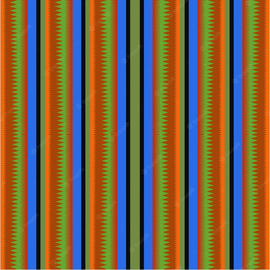 Serape With Zigzag Lines Wallpaper