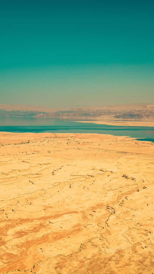 Serene Beauty Of The Dead Sea Wallpaper