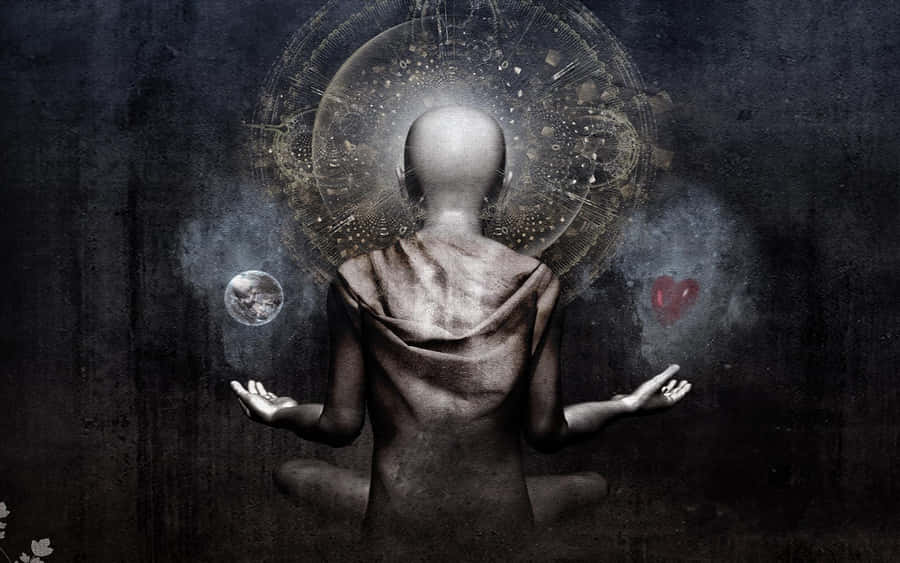 Serene Spiritual Meditation At Sunrise Wallpaper